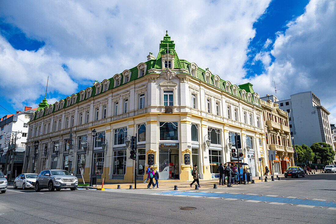 Zentrum von Punta Arenas, Patagonien, Chile, Südamerika