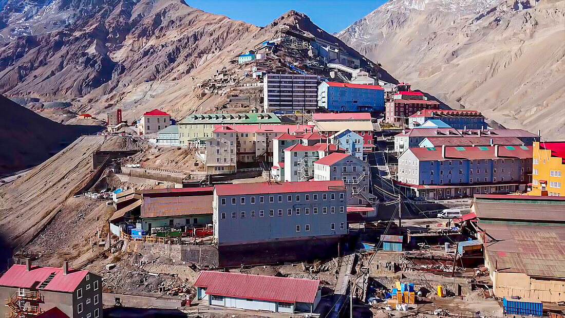 Sewell Mining Town, UNESCO World Heritage Site, Chile, South America