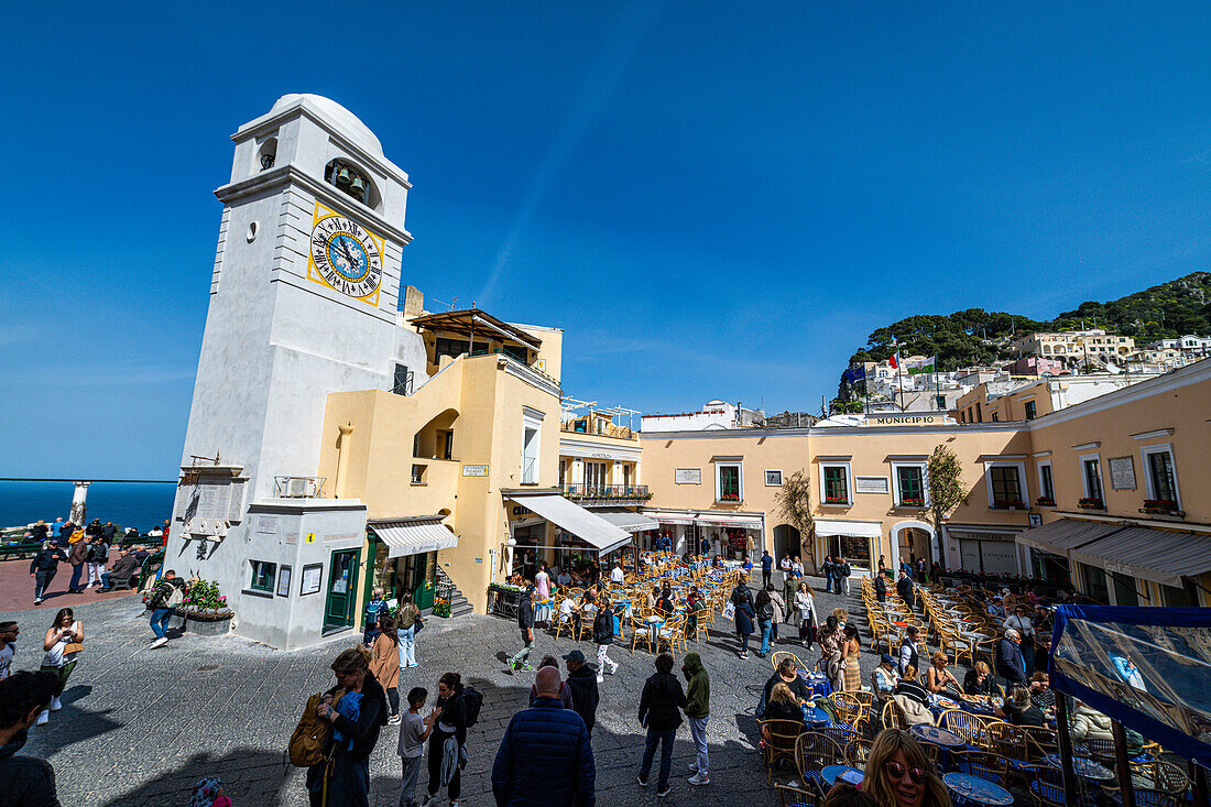 Stadt Capri, Insel Capri, Golf von Neapel, Kampanien, Italien, Europa