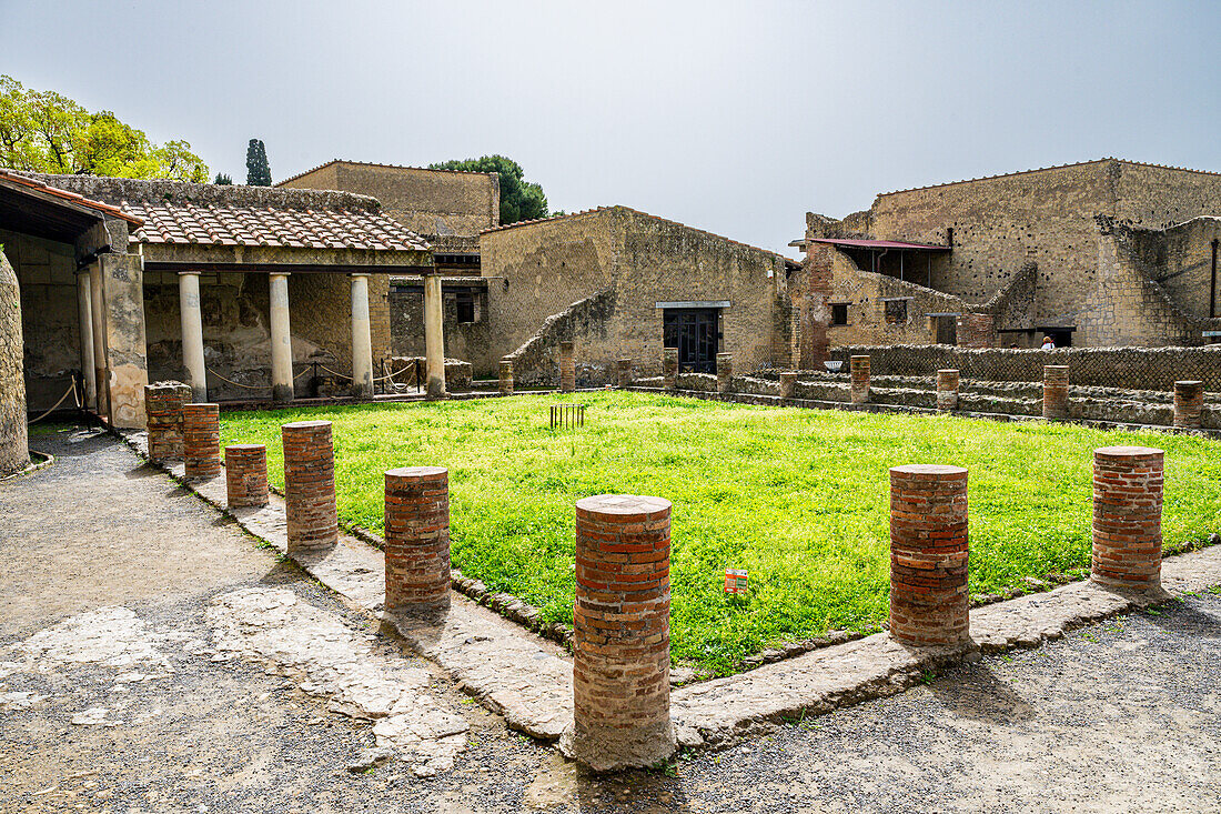 Römische Stadt Herculaneum, UNESCO-Welterbestätte, Kampanien, Italien, Europa