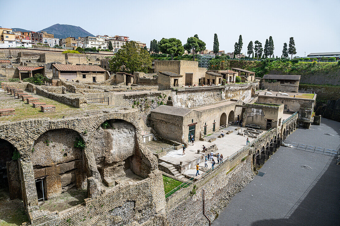 Römische Stadt Herculaneum, UNESCO-Welterbestätte, Kampanien, Italien, Europa