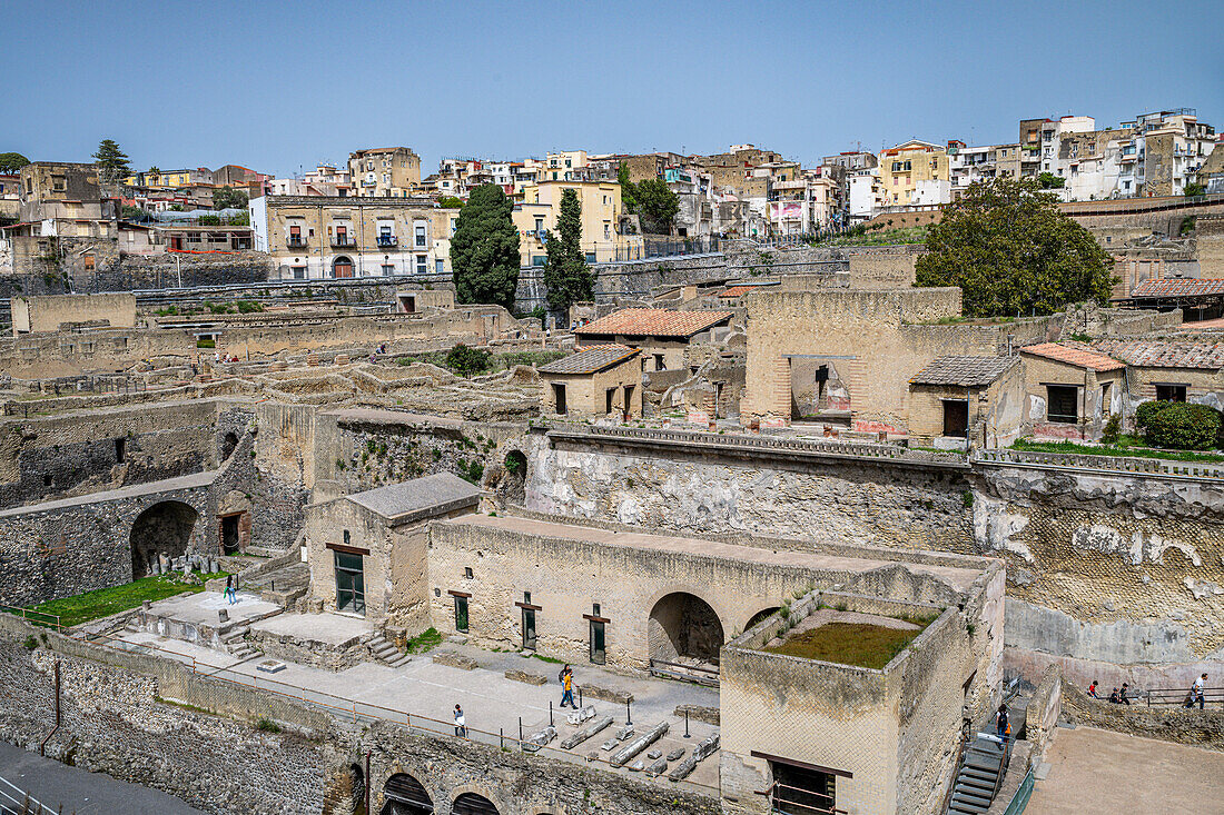 Römische Stadt Herculaneum, UNESCO-Welterbe, Kampanien, Italien, Europa