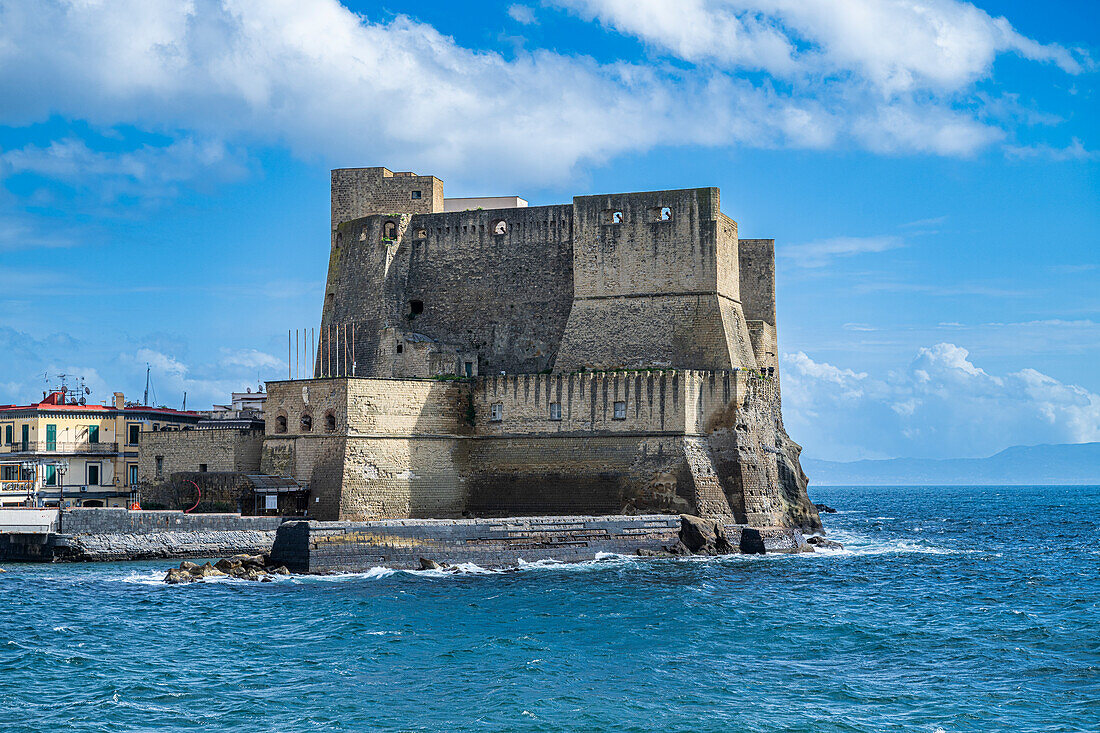 Schloss Ovo, historisches Zentrum von Neapel (Napoli), UNESCO-Welterbe, Kampanien, Italien, Europa