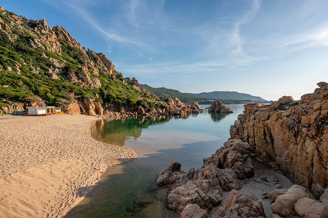 Li Cossi wilder Strand in Costa Paradiso, Sardinien, Italien, Mittelmeer, Europa