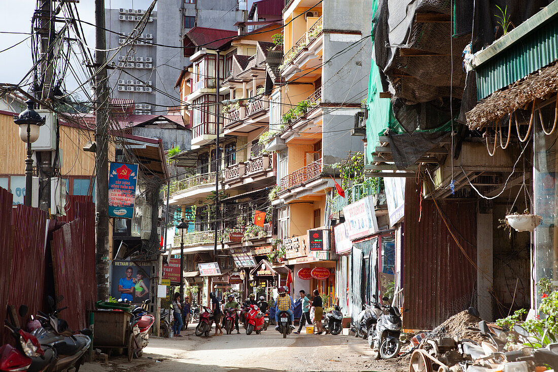 Stadt Sa Pa, das Hochgebirge, Sapa, Provinz Lao Cai, Vietnam, Indochina, Südostasien, Asien