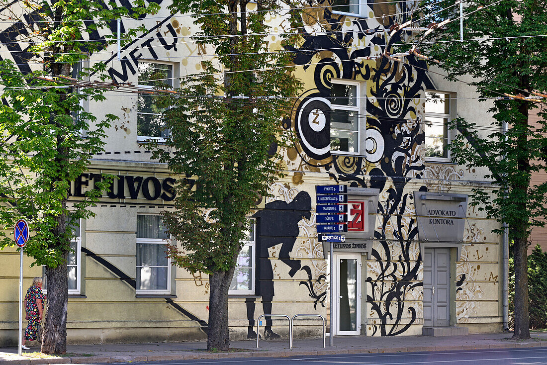 Gebäude im Stadtteil Zverinas, Vilnius, Litauen, Europa