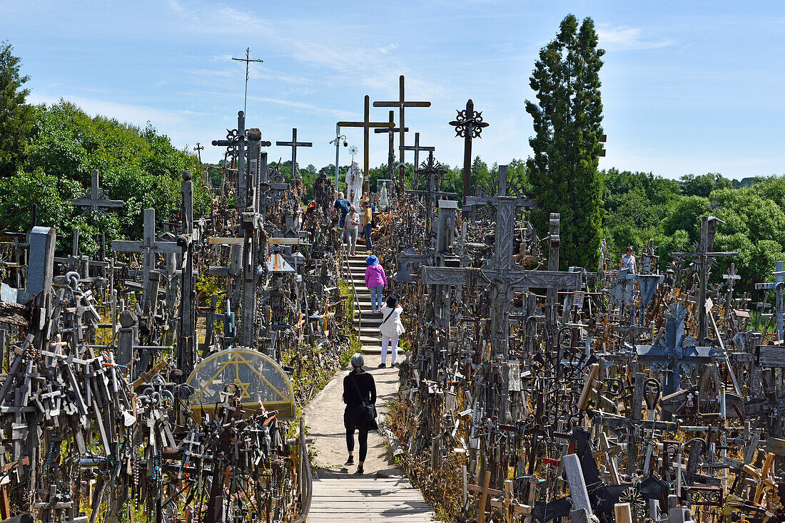 Hill of Crosses, near Siauliai, Lithuania, Europe