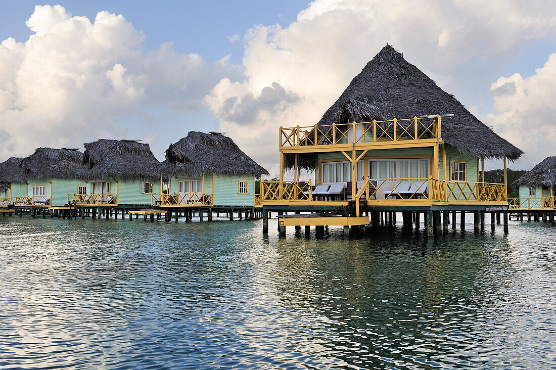 Punta Caracol Acqua Lodge hotel, Bocas town, Colon Island, Bocas del Toro Archipelago, Republic of Panama, Central America