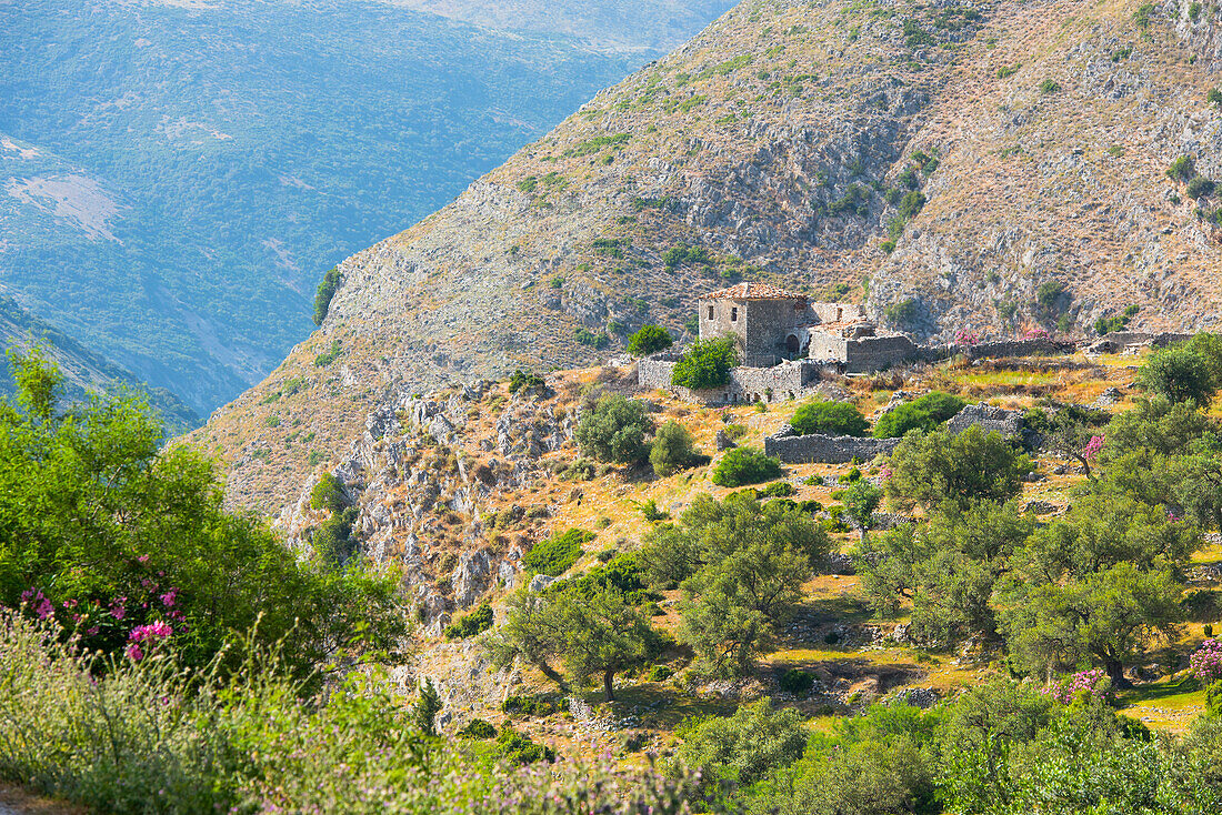 Oberes (altes) Qeparo, Ionische Küste, Albanien, Europa