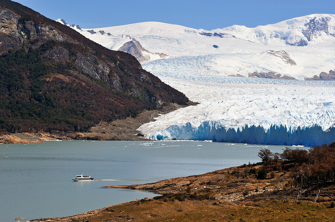 Argentino-See und Perito-Moreno-Gletscher, UNESCO-Welterbe, um El Calafate, Provinz Santa Cruz, Patagonien, Argentinien, Südamerika