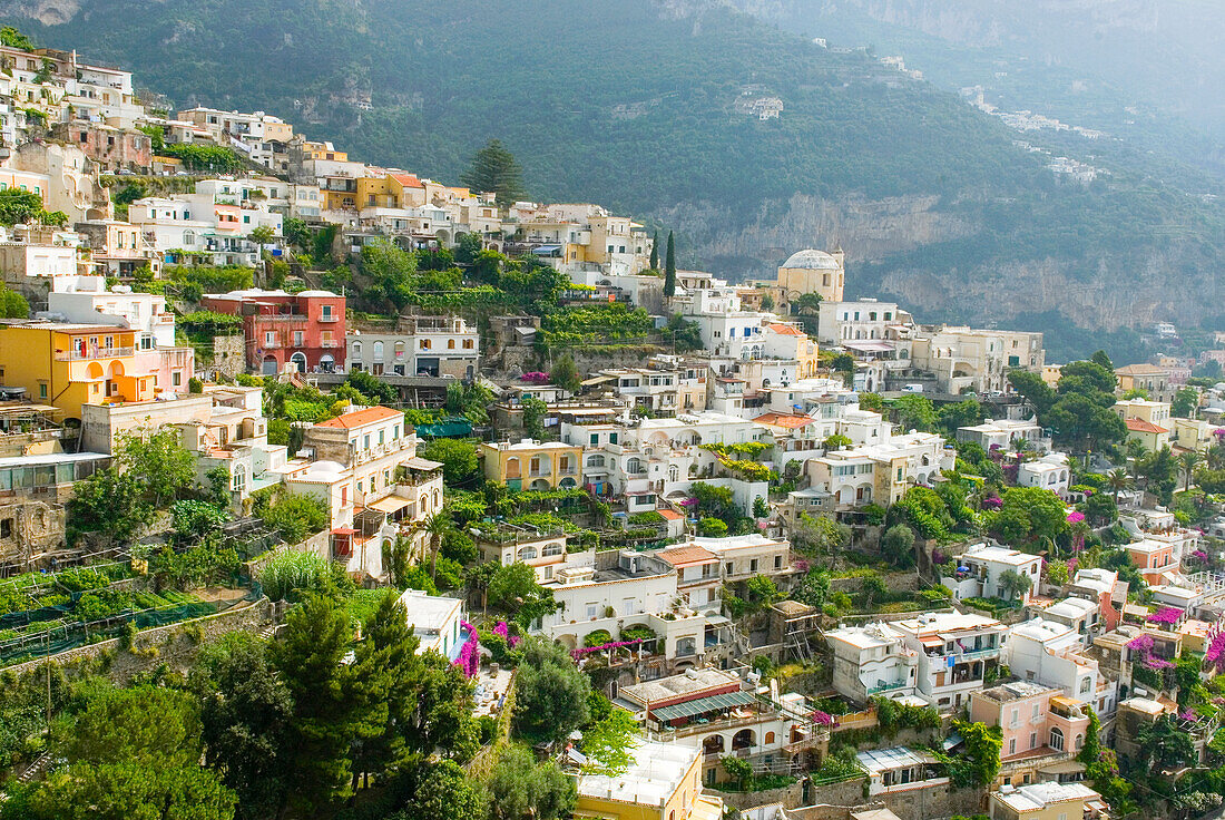 Positano, Amalfiküste, UNESCO-Weltkulturerbe, Provinz Salerno, Region Kampanien, Italien, Europa