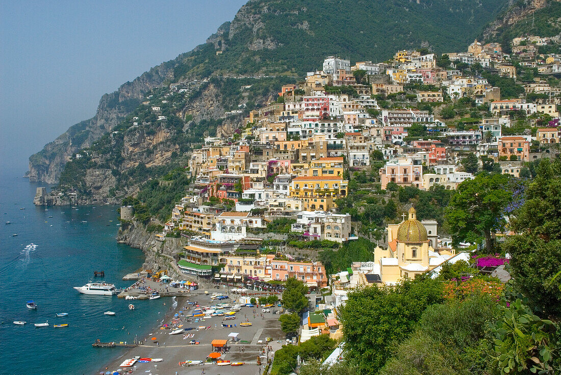 Positano, Amalfi Coast, UNESCO World Heritage Site, Province of Salerno, Campania region, Italy, Europe