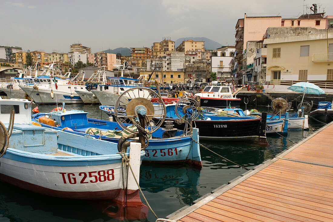 Harbour of Torre del Greco, province of Naples, Campania region, southern Italy, Europe