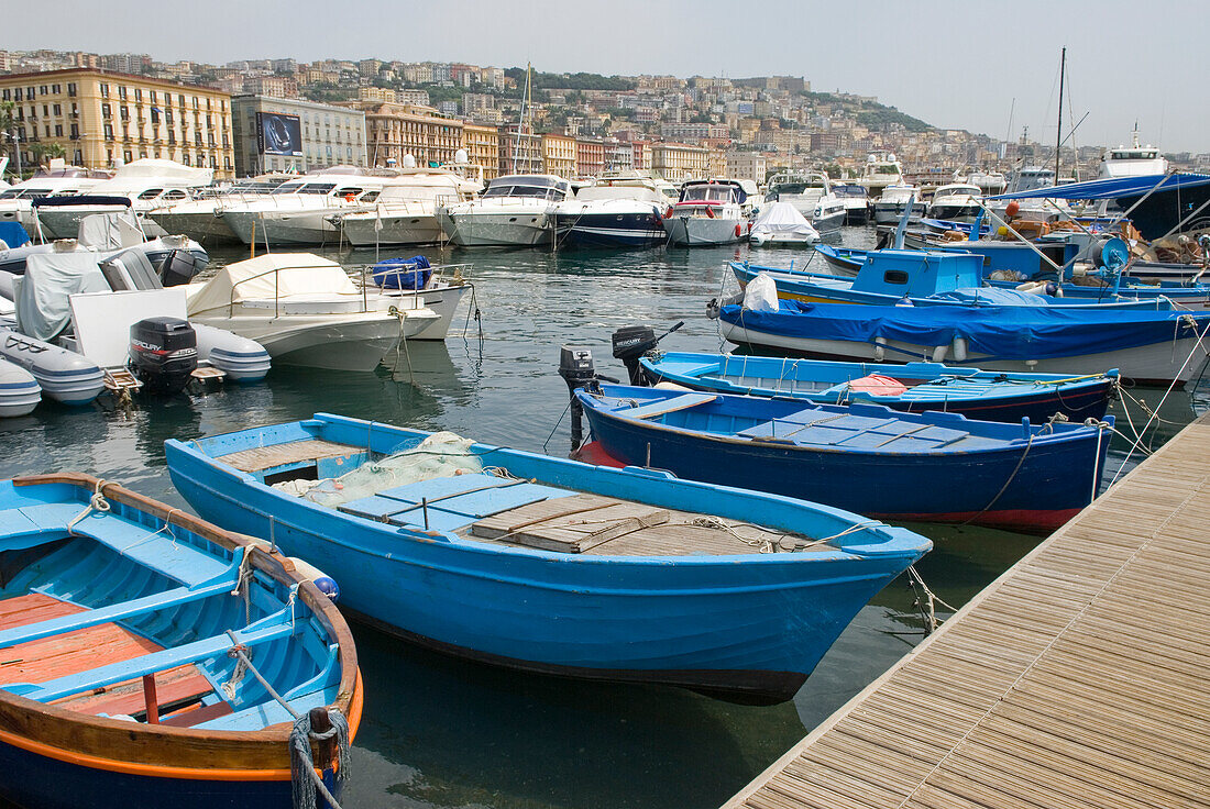 Hafen von Mergellina, Stadtteil Chiaia, Neapel, Region Kampanien, Italien, Europa