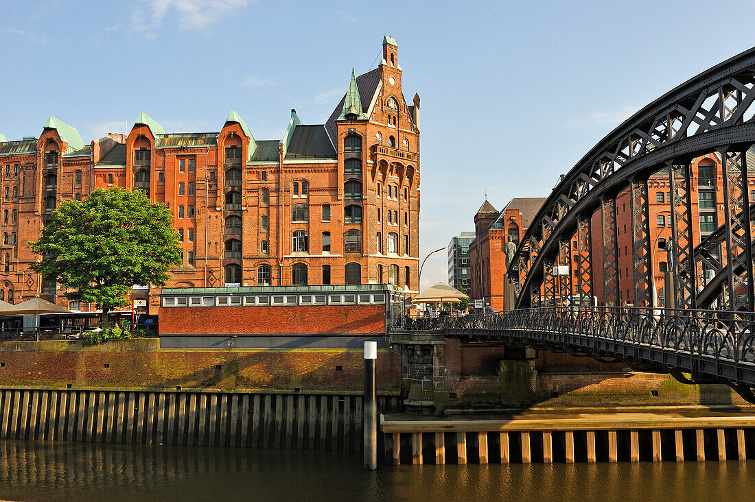 Speicherstadt, Stadtteil HafenCity, Hamburg, Deutschland, Europa