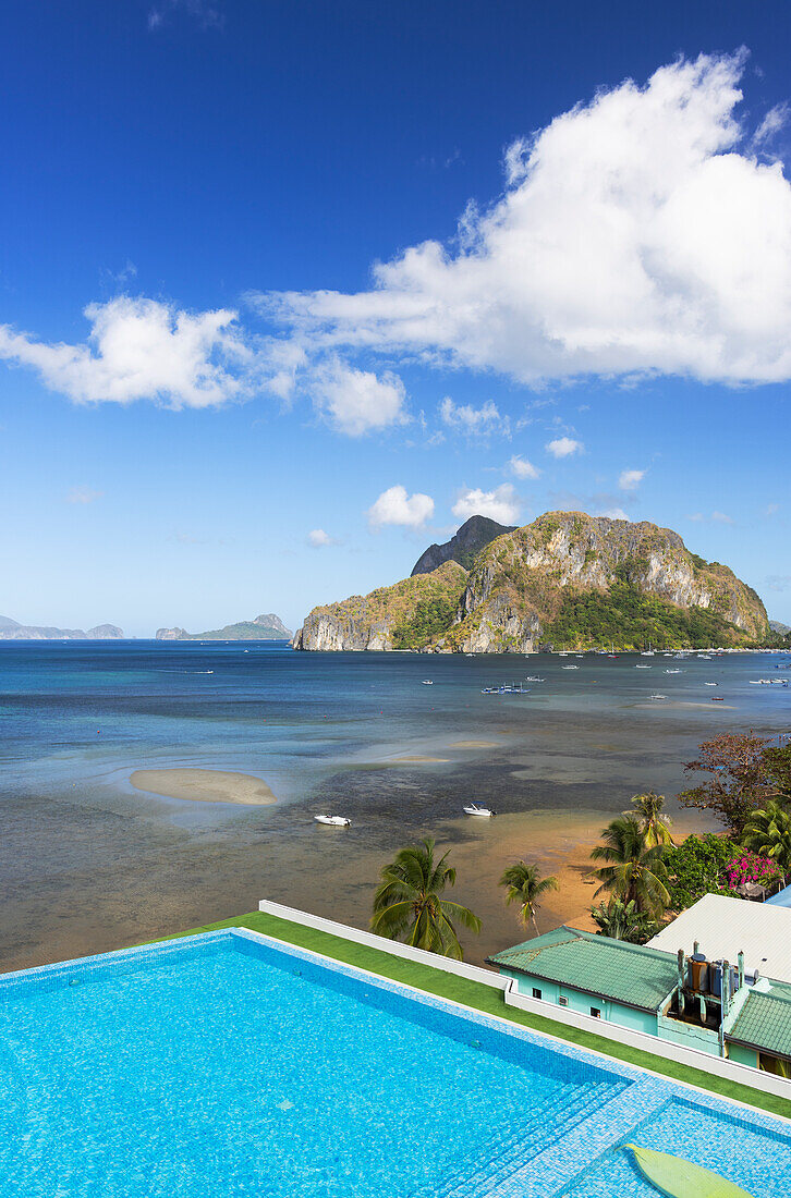 Pool im Lime Resort, El Nido, Bacuit Bay, Palawan, Philippinen, Südostasien, Asien