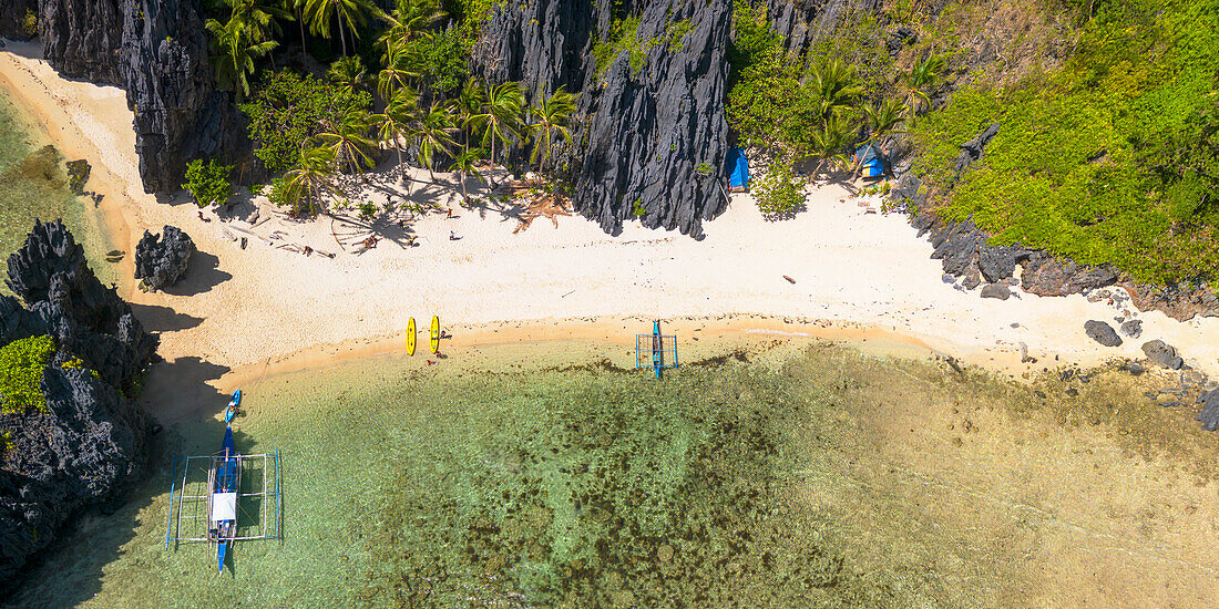 Geheime Lagune, Miniloc-Insel, El Nido, Bacuit Bay, Palawan, Philippinen, Südostasien, Asien