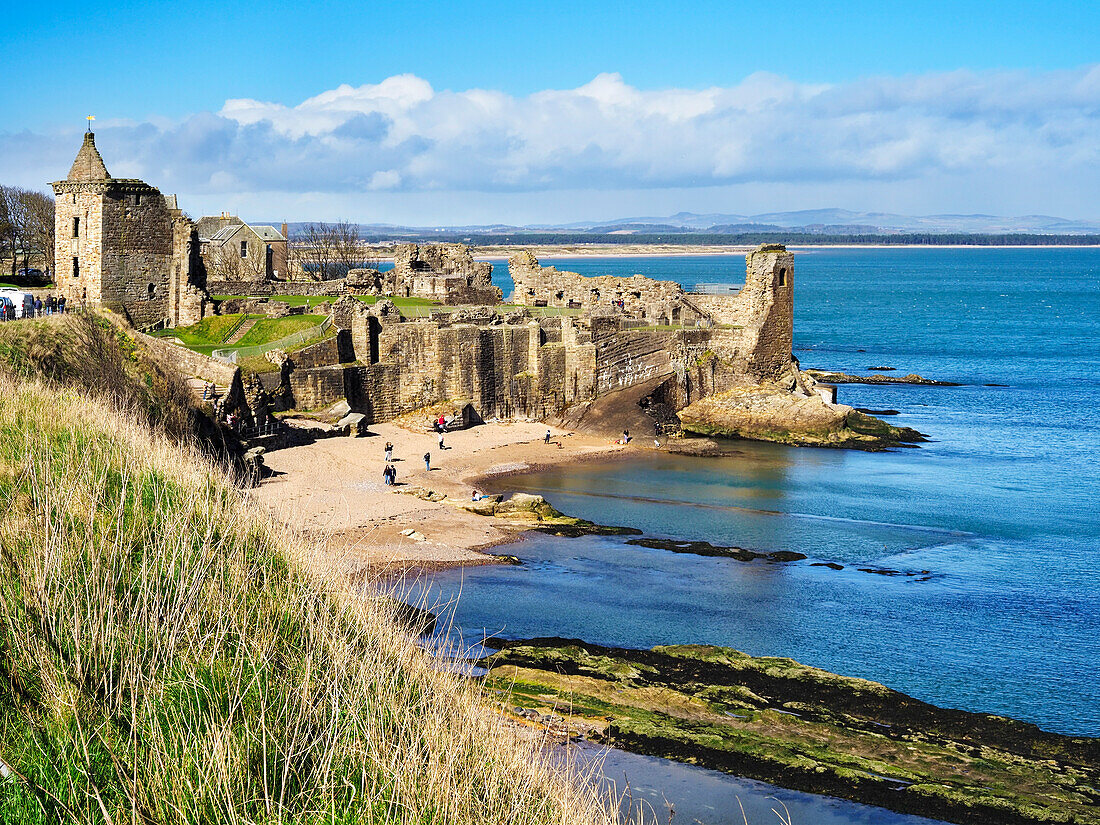 St. Andrews Castle, Fife, Schottland, Vereinigtes Königreich, Europa