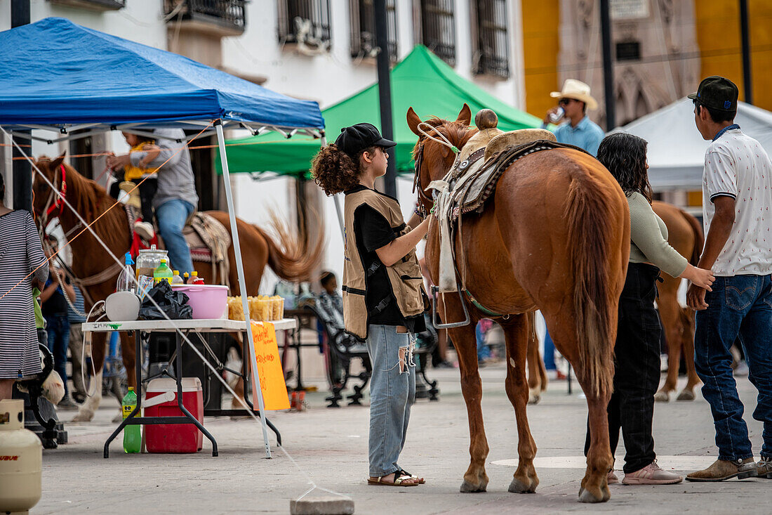 Fest in Mapimi, Mexiko.