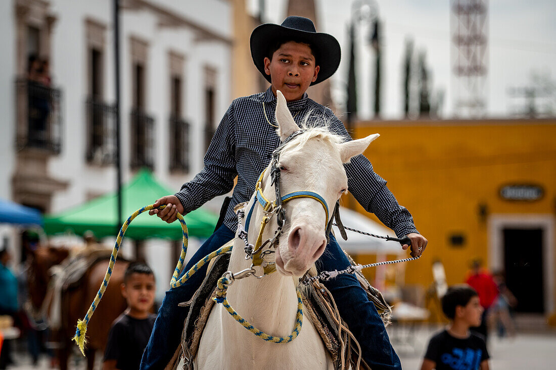 Fest in Mapimi, Mexiko.