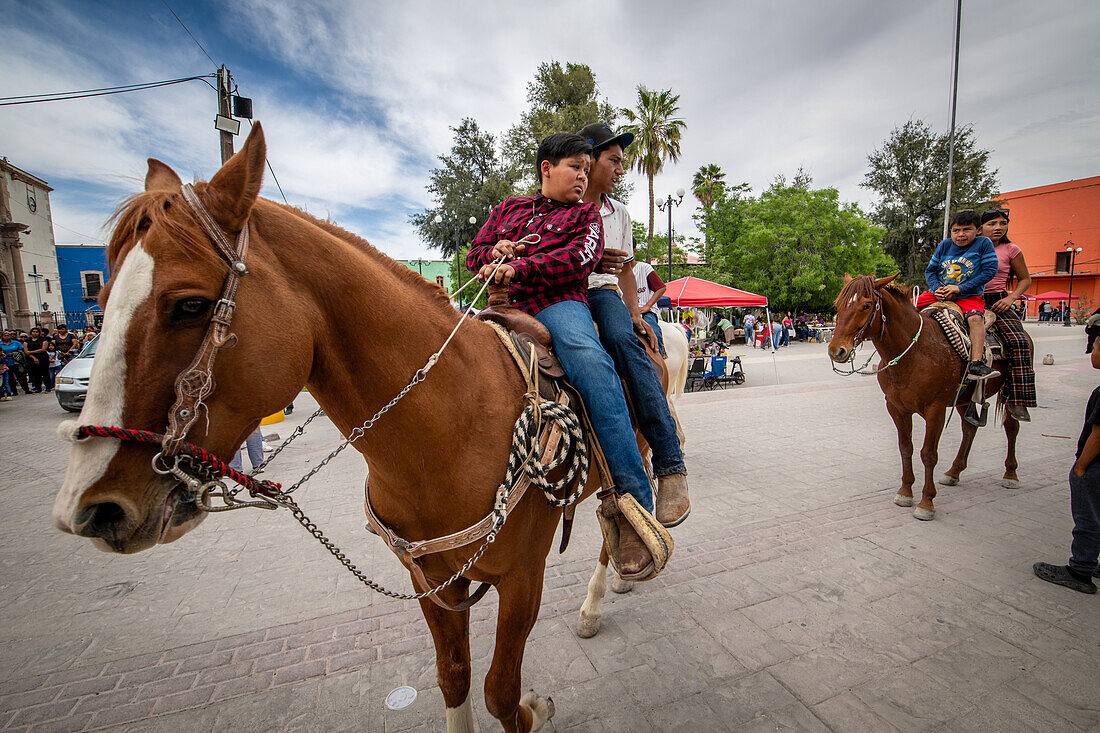 Fest in Mapimi, Mexiko.