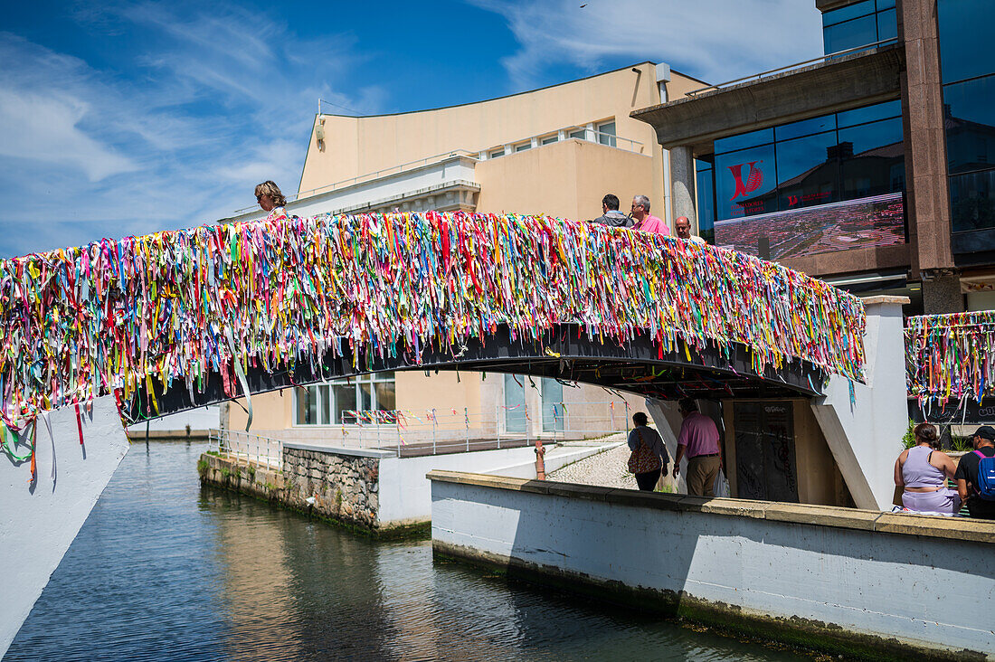 Brücke Ponte Lacos de Amizade, Aveiro, Portugal