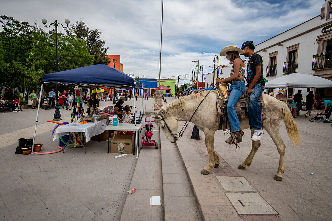 Fest in Mapimi, Mexiko.