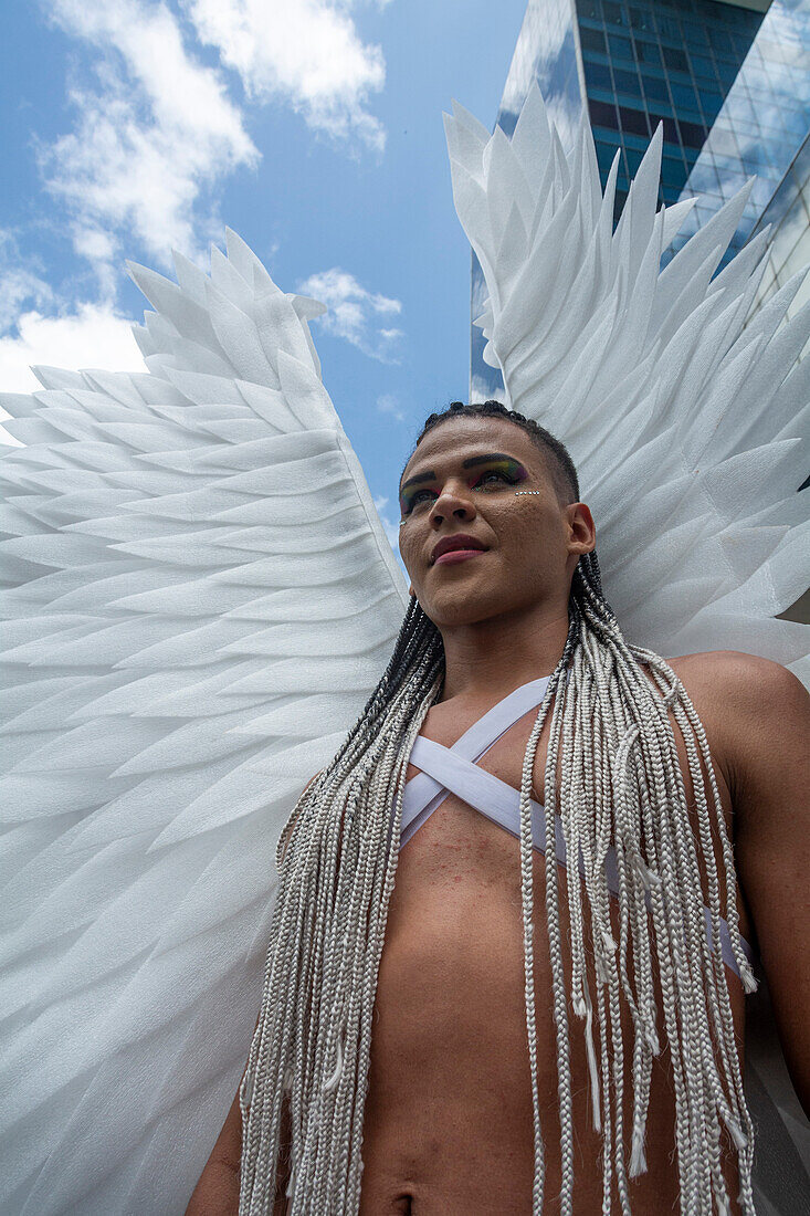 Pride parade in Caracas, Venezuela, with the presence of diplomats and the representative of the European Union in Venezuela. July, 7, 2024