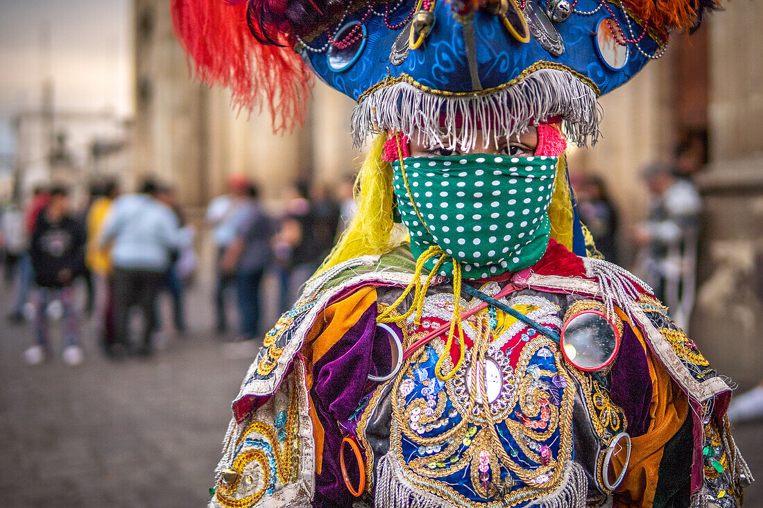 Dia de la Virgen de Guadalupe (Our Lady of Guadalupe) festival and parade in Guatemala City.