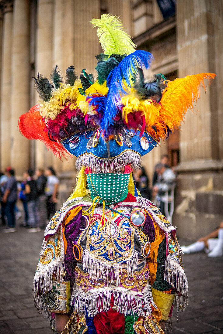 Dia de la Virgen de Guadalupe (Our Lady of Guadalupe) festival and parade in Guatemala City.