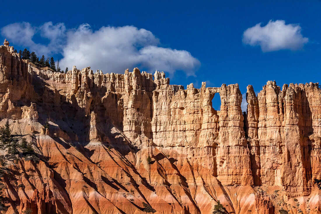 Sandstone rock formations in Bryce Canyon National Park