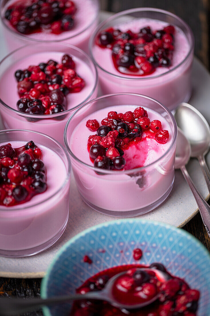 Beeren-Joghurt-Gelee