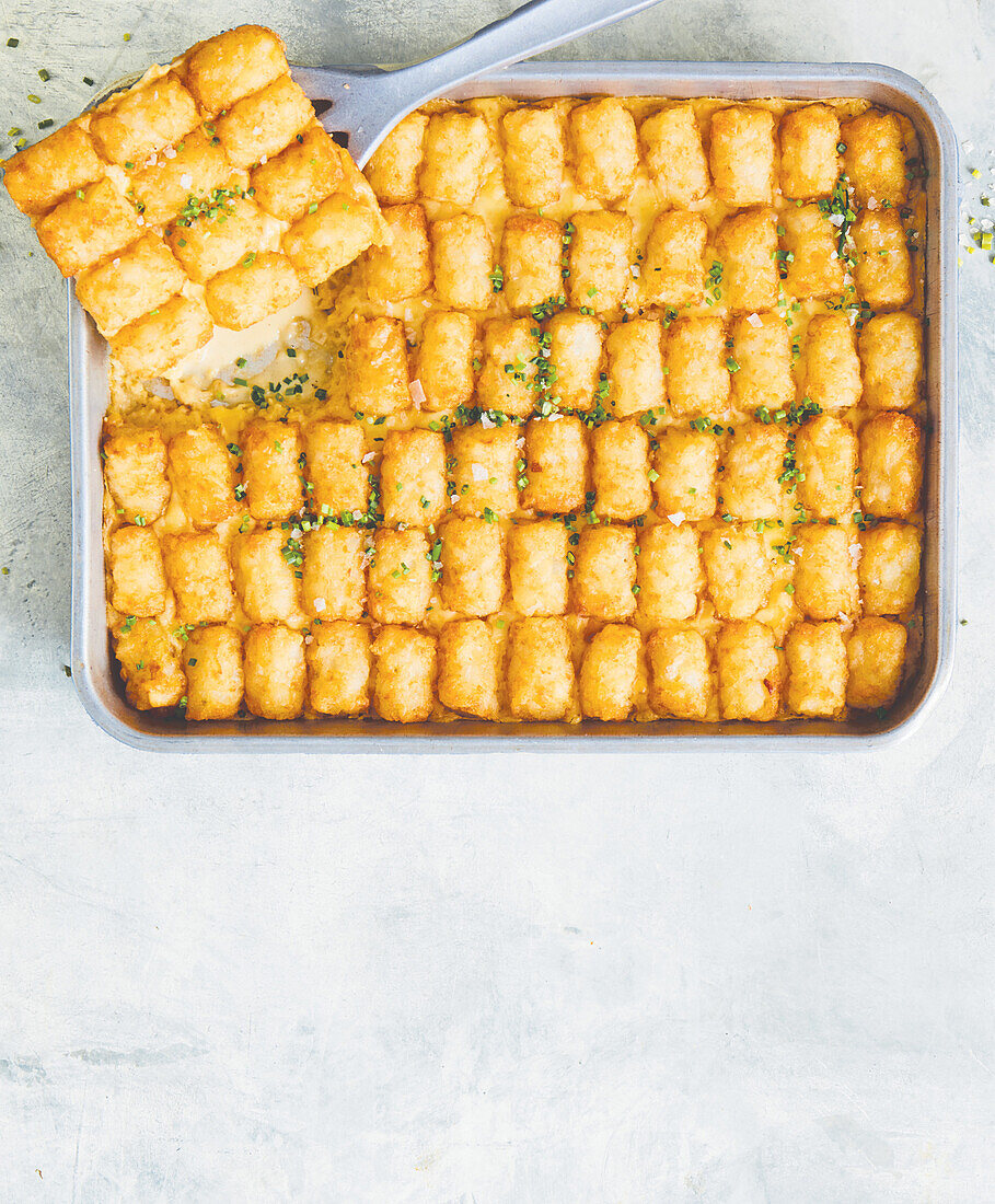 French onion and potato casserole