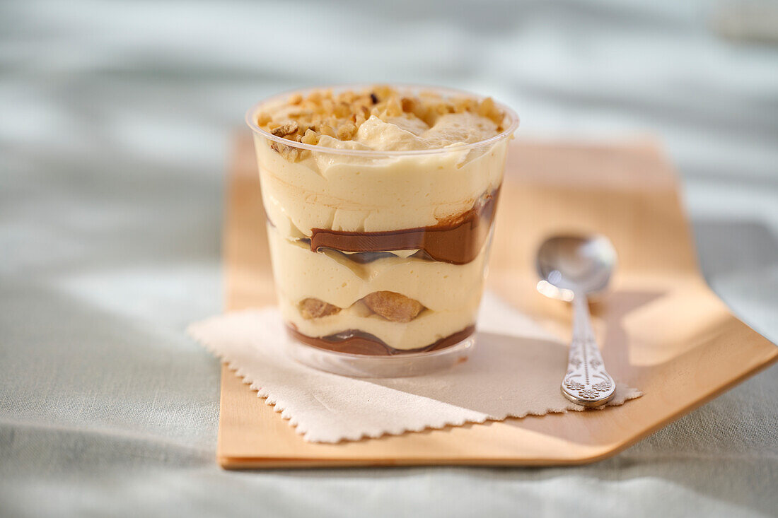 Tiramisu in a glass