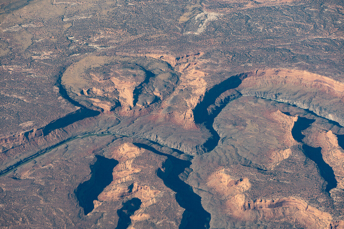 Stranded meander loop, Colorado River, Colorado, USA