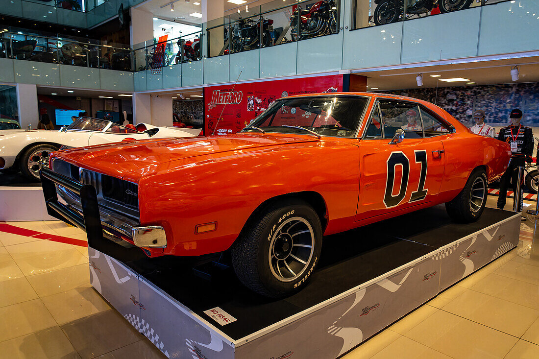 A 1969 General Lee Dodge Charger in the Museo Termas de Rio Hondo, Termas de Rio Hondo, Argentina. From the "Dukes of Hazzard" television series.