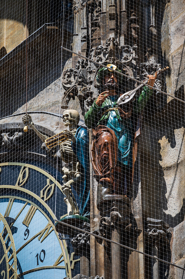 Astronomical Clock in Old Town Hall tower of Prague