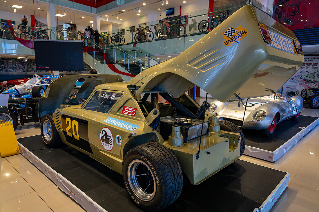 Panizza Tornado race car in the Museo Termas de Rio Hondo, Termas de Rio Hondo, Argentina.