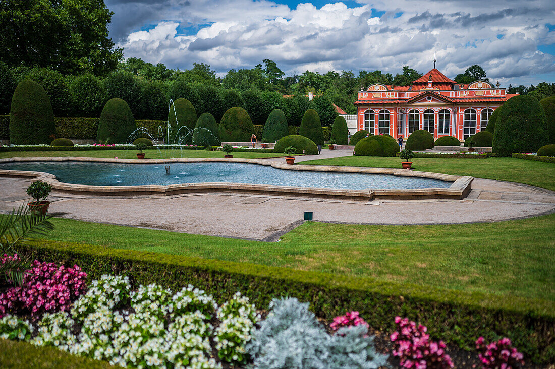 Cernin Palace and gardens in Prague