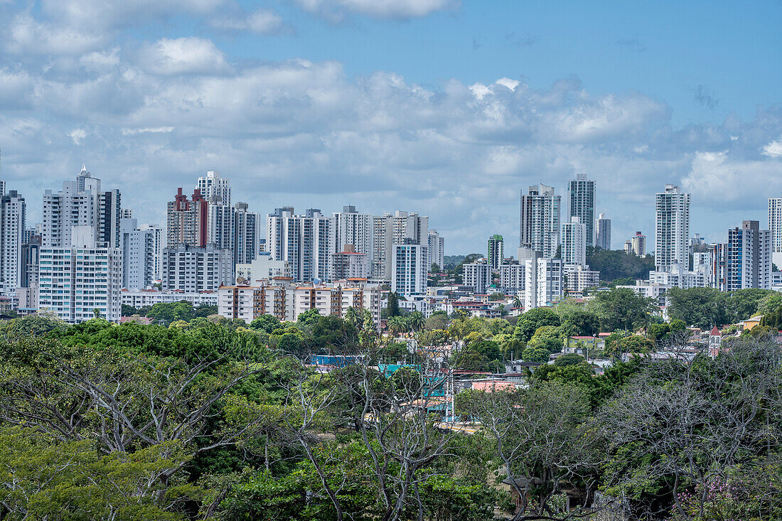 Skyline in Panama City.