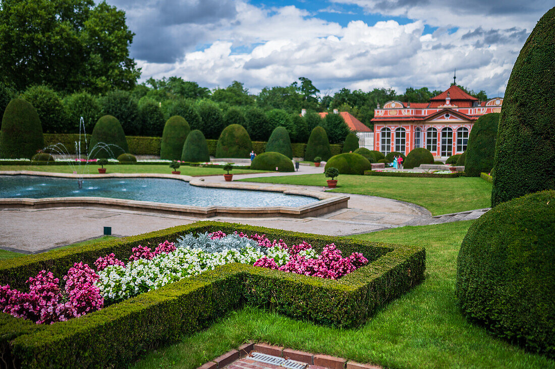 Cernin Palace and gardens in Prague