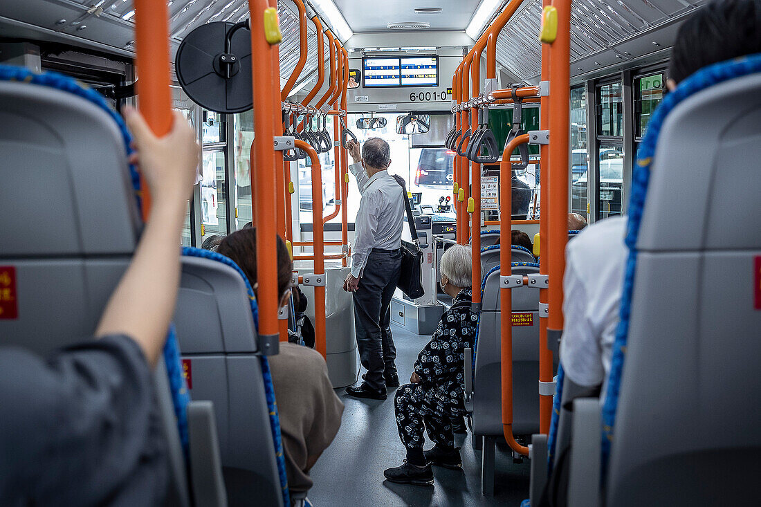 Local bus in Hiroshima, Japan