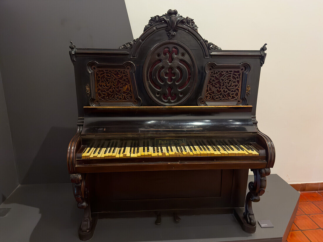 An antique Ducher piano from Paris. Juan Lavalle Historical Provincial Museum, San Salvador de Jujuy, Argentina.