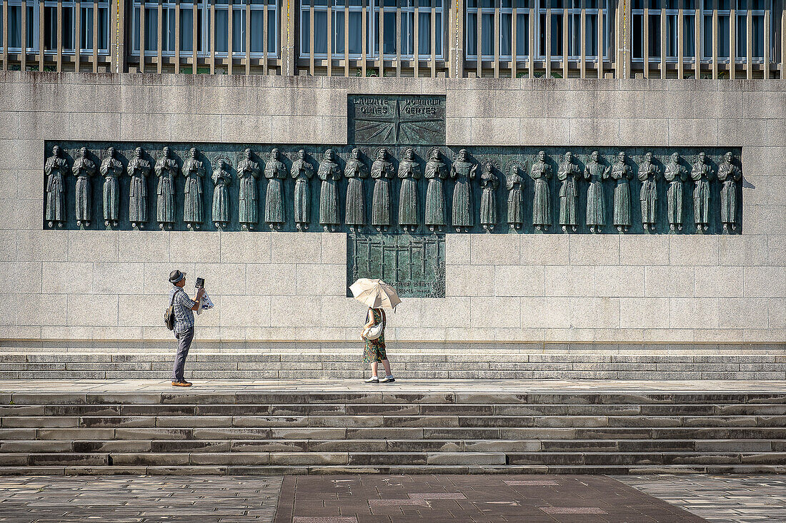 Memorial to the 26 martyrs, Nagasaki, Japan