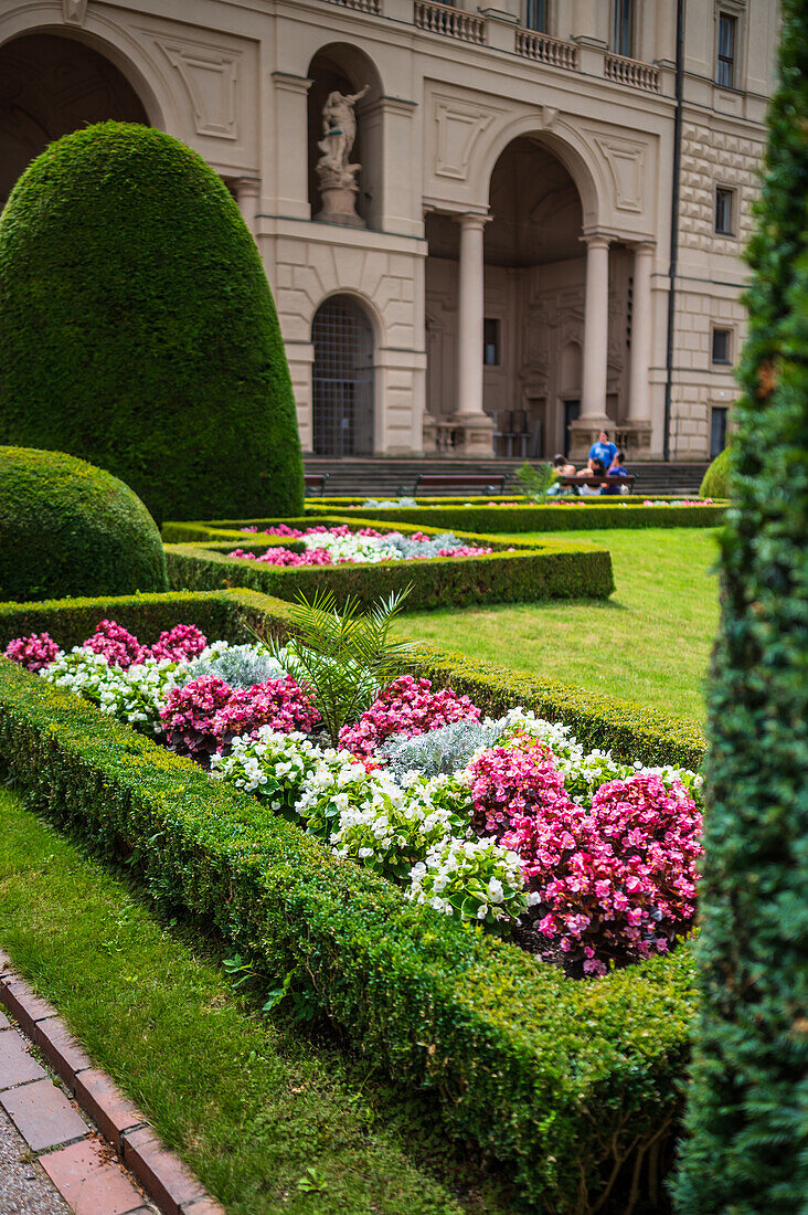 Cernin Palace and gardens in Prague