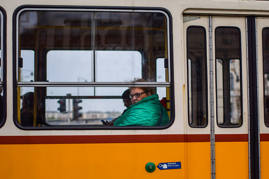 Tram line in Budapest