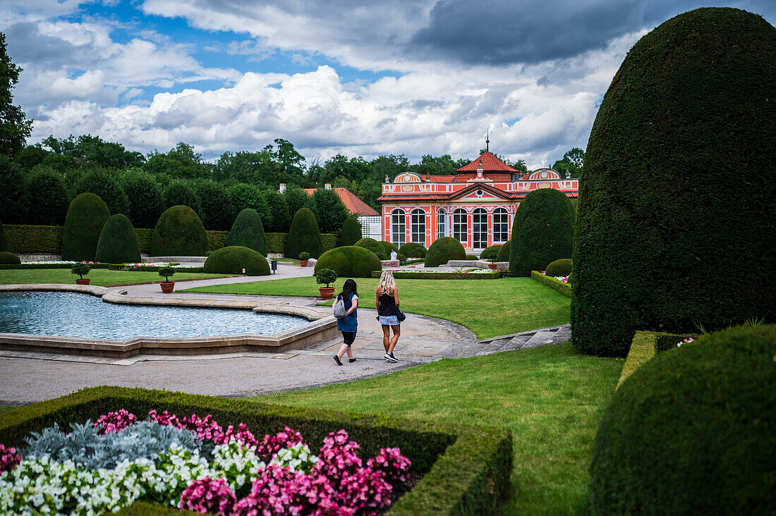 Cernin Palace and gardens in Prague