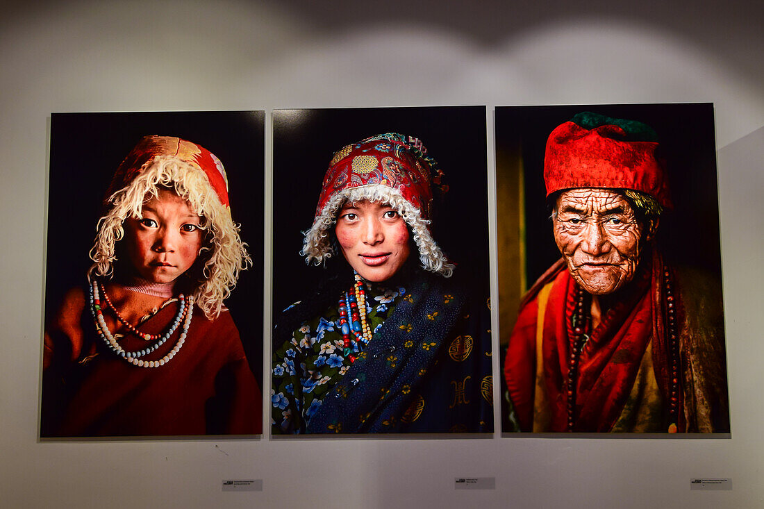 Exhibition of the Iconic Photographs by National Geographic photographer Steve McCurry at the Mucsarnok Palace of Art in Budapest, Hungary