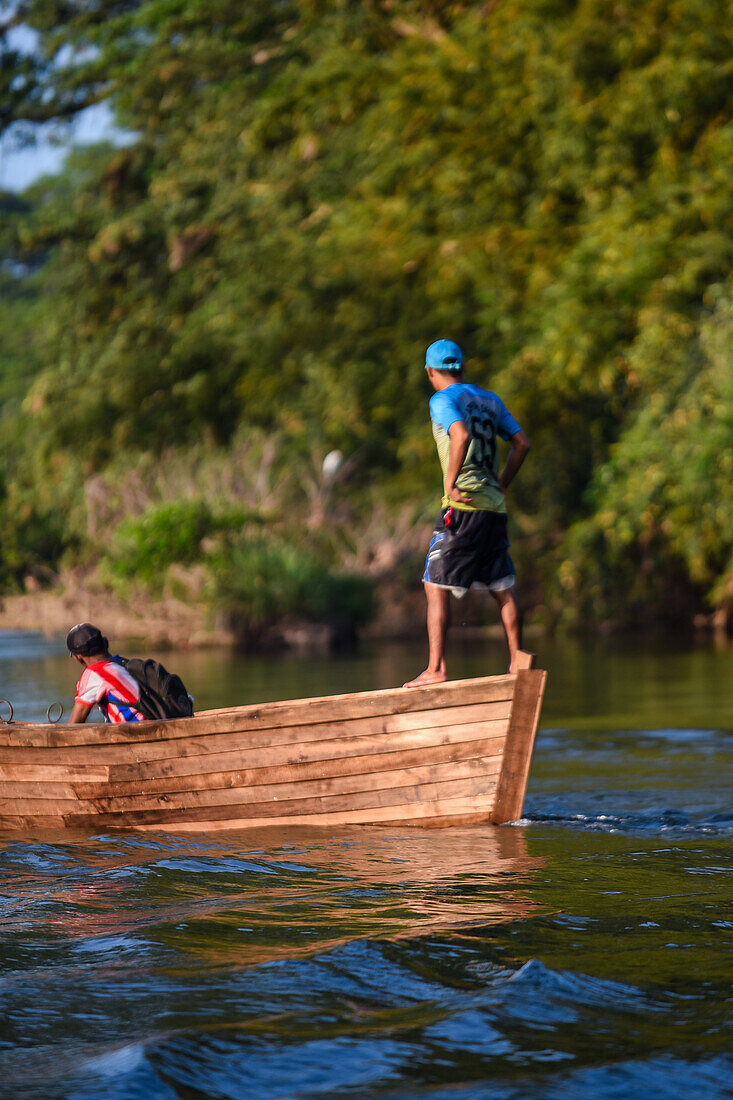 Boat tours in Don Diego River, Santa Marta, Colombia