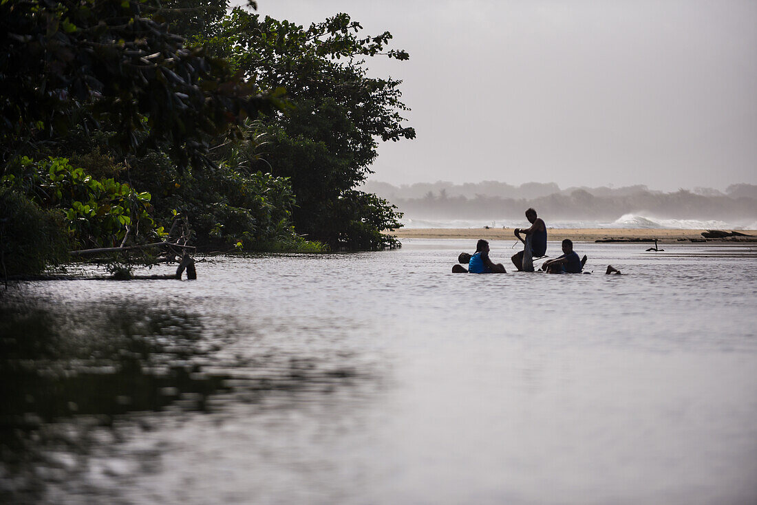 Mouth of the Don Diego River and the Caribbean Sea, Colombia